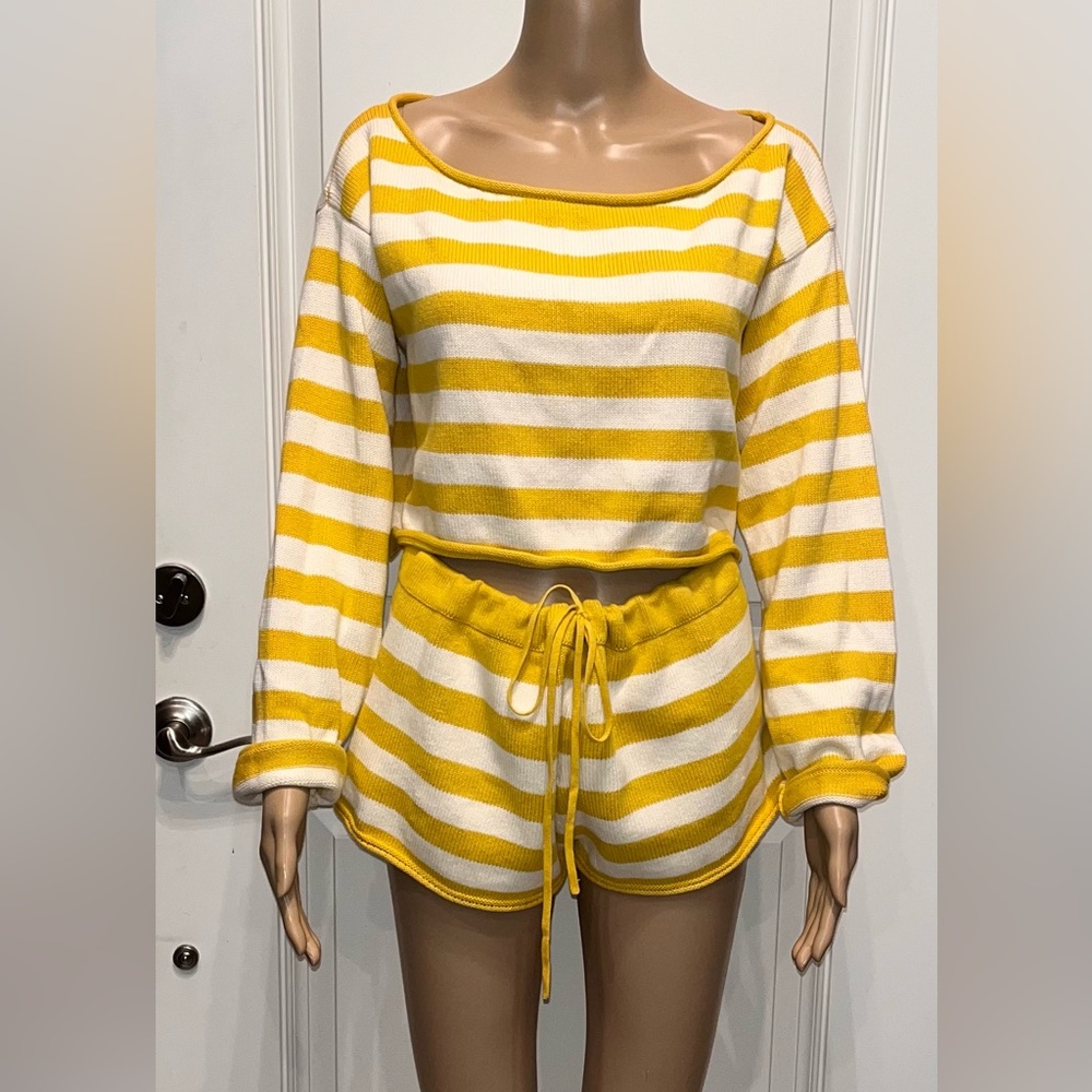 Freepeople Short and Sweater Set